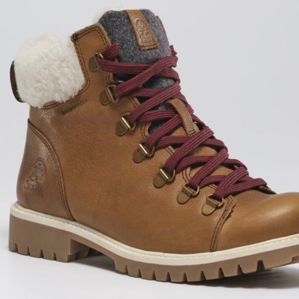 Kamik Rouge Hike 3 Waterproof Chelsea Boots - Cognac